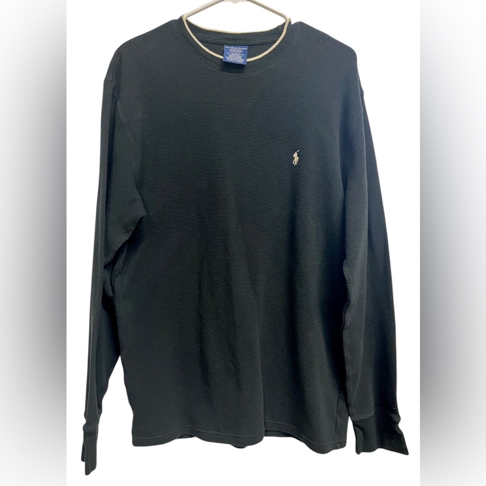 Polo Ralph Lauren Long Sleeve Thermal Sleepwear Shirt Mens Size XL